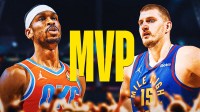 Shai Gilgeous-Alexander and Nikola Jokic with MVP