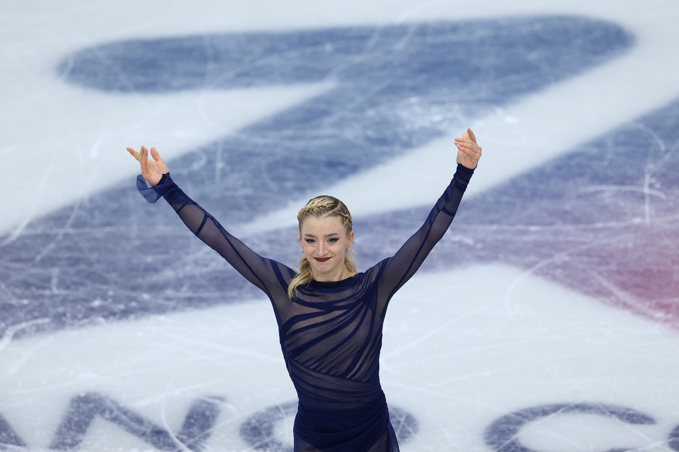 Amber Glenn’s instant reaction to dominant Olympic free skate after botched short program