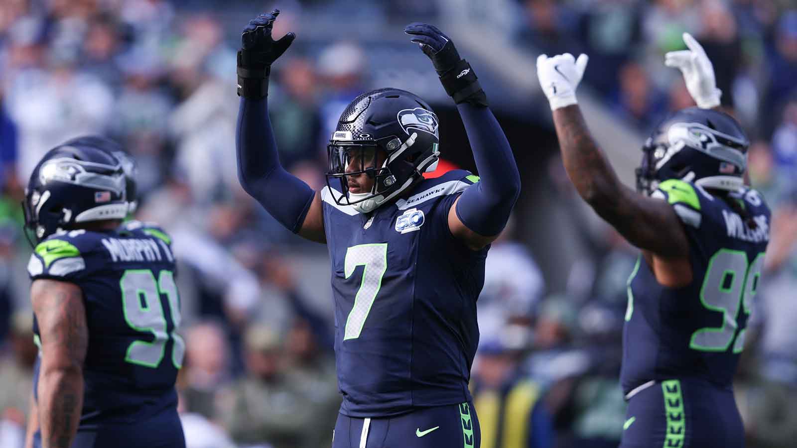 Seahawks LB Uchenna Nwosu’s pick-six touchdown caps dominant defensive Super Bowl performance