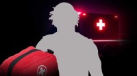 Silhouette of Xavier Woods injured