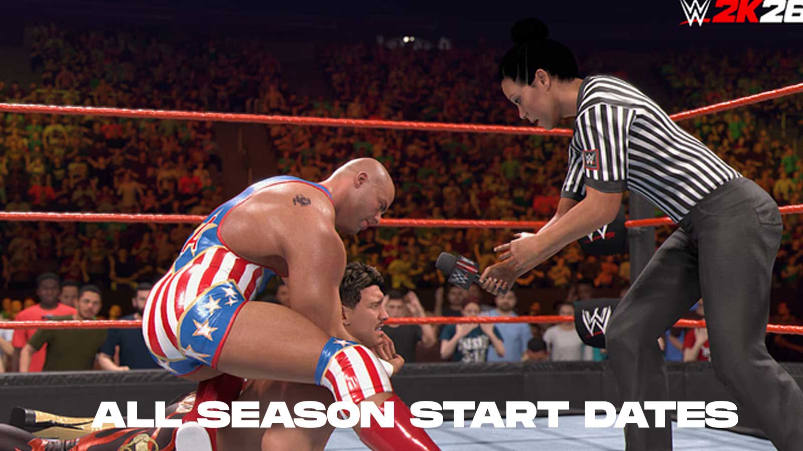 WWE 2K26 Season Start Dates & Ringside Pass Details