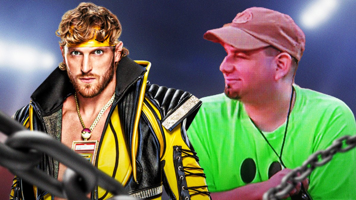 WWE Superstar Logan Paul and Green Shirt Guy, who interacted at the 2026 Royal Rumble.