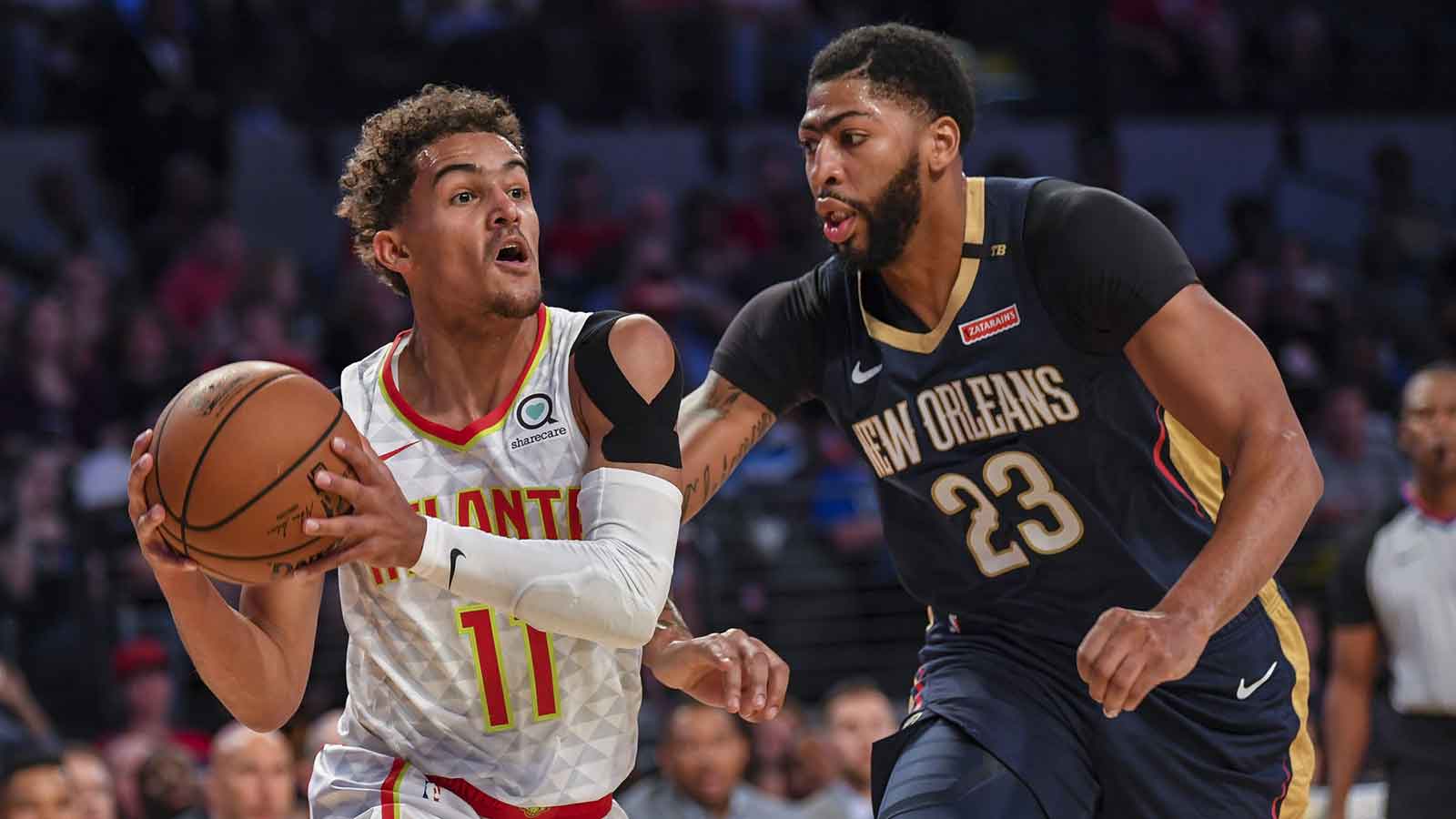 Wizards’ Trae Young welcomes Anthony Davis to D.C. with epic throwback picture