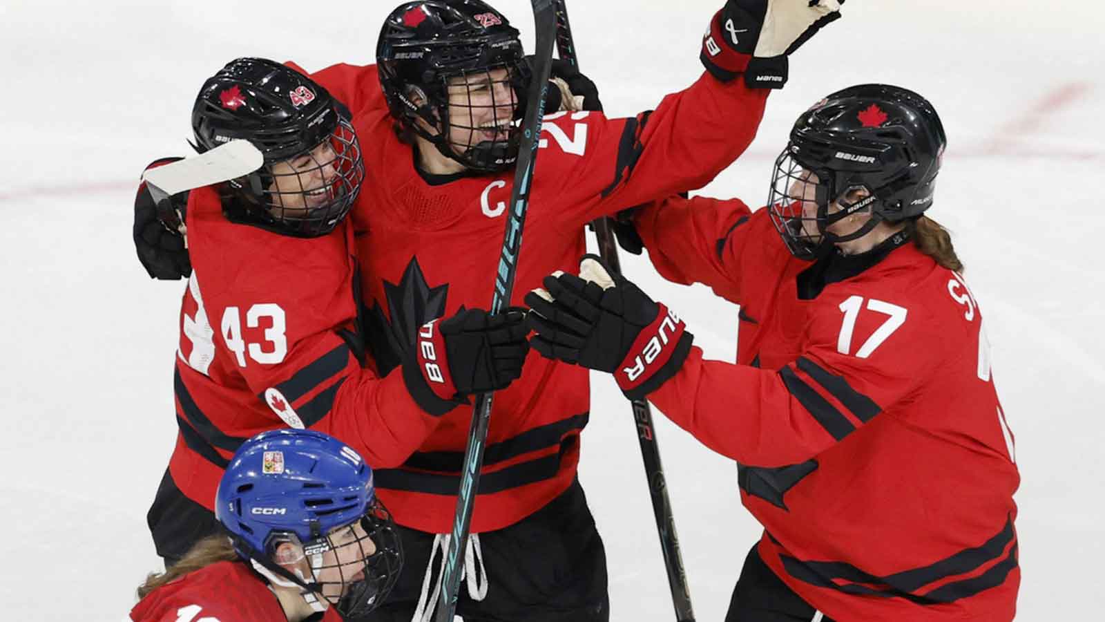 Canada captain Marie-Philip Poulin makes Olympic history with goal vs Switzerland