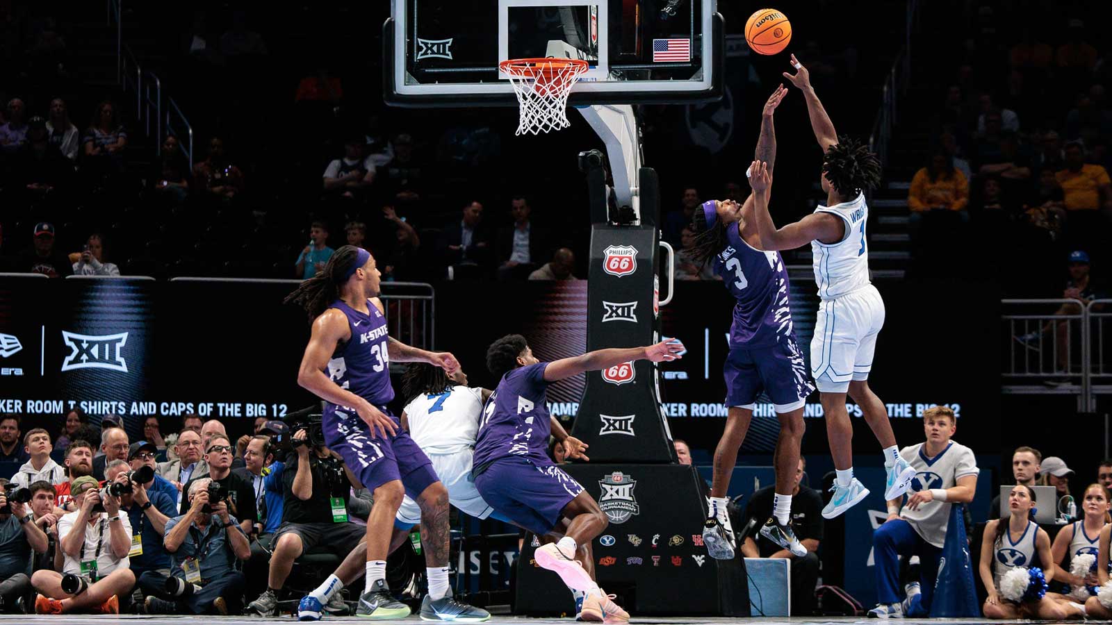 BYU star AJ Dybantsa sets new freshman record in dominant Big 12 Tournament debut