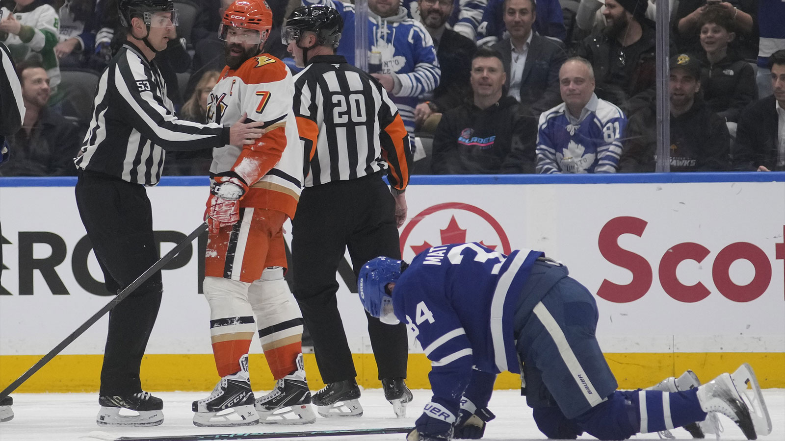 Maple Leafs call out NHL for Radko Gudas’ suspension length after ending Auston Matthews’ season