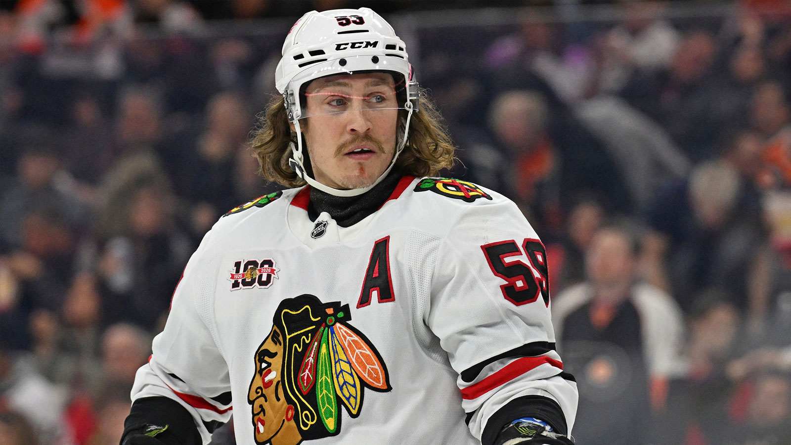 Blackhawks’ Tyler Bertuzzi left searching for answers after blowout Rangers loss