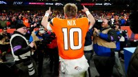 Denver Broncos quarterback Bo Nix.