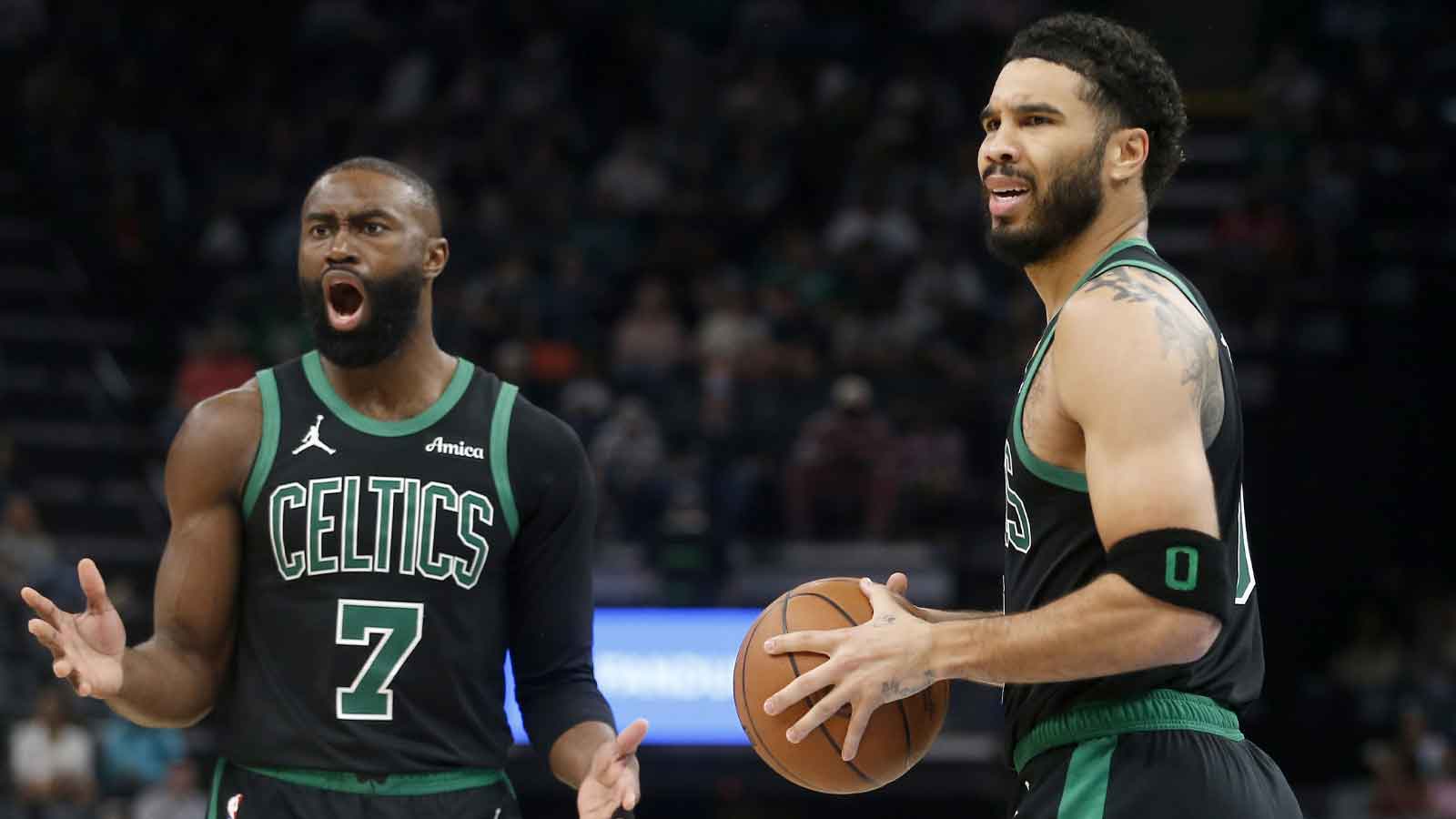 Celtics’ Jaylen Brown reveals blunt message for Jayson Tatum before return from injury