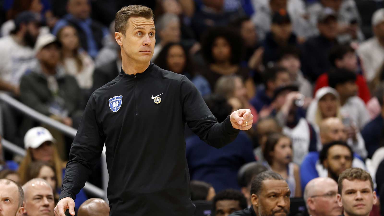 Duke HC Jon Scheyer can’t help but gush over Caleb Foster’s performance vs. St. John’s