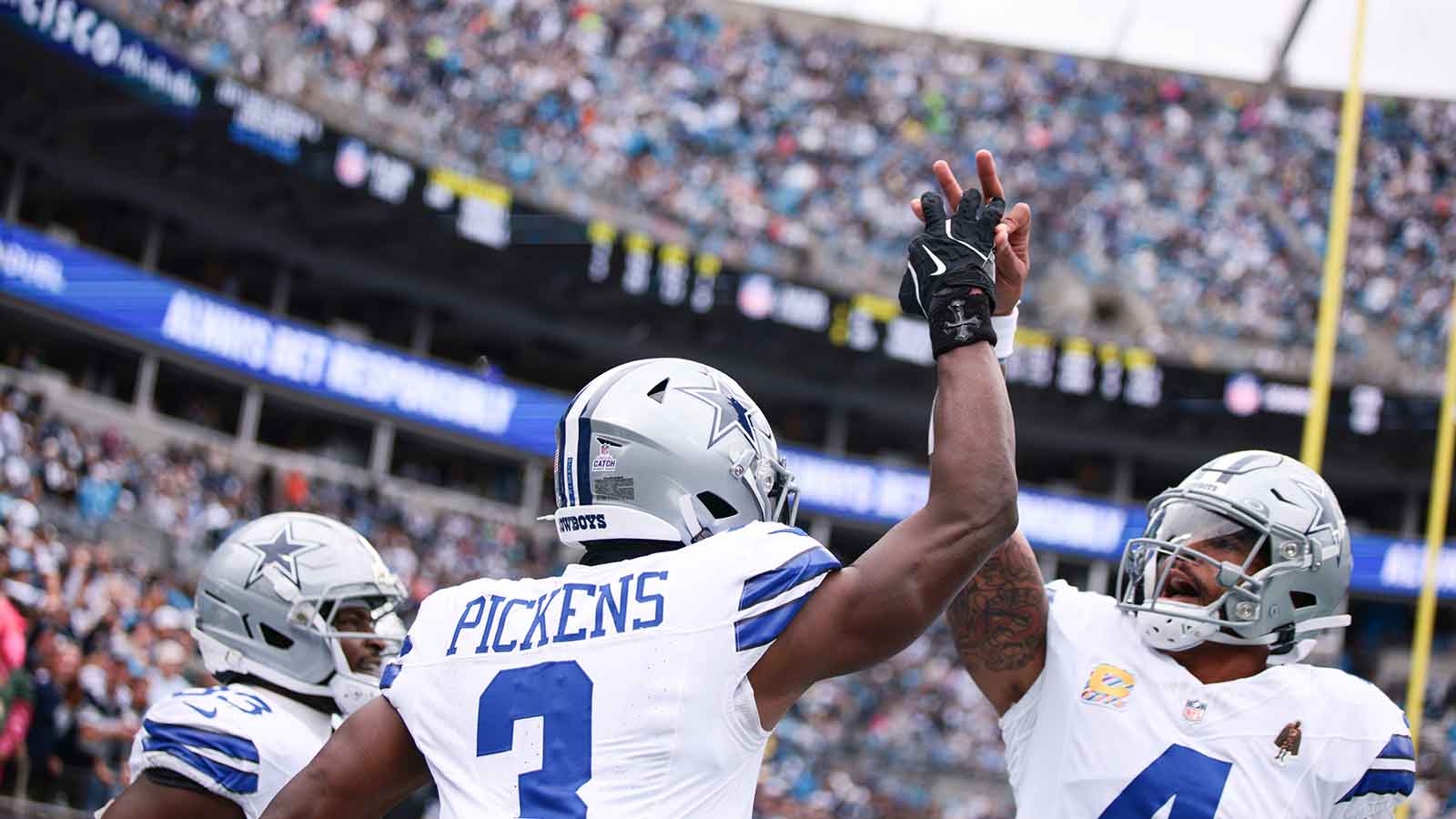 Cowboys’ Dak Prescott hoping George Pickens will take advice to heart after franchise tag