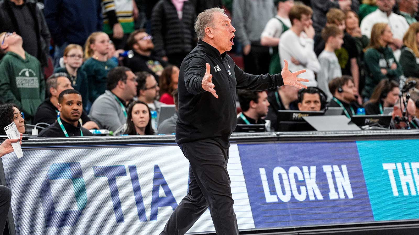 Tom Izzo reacts to Michigan State Spartans earning No. 3 seed in March Madness