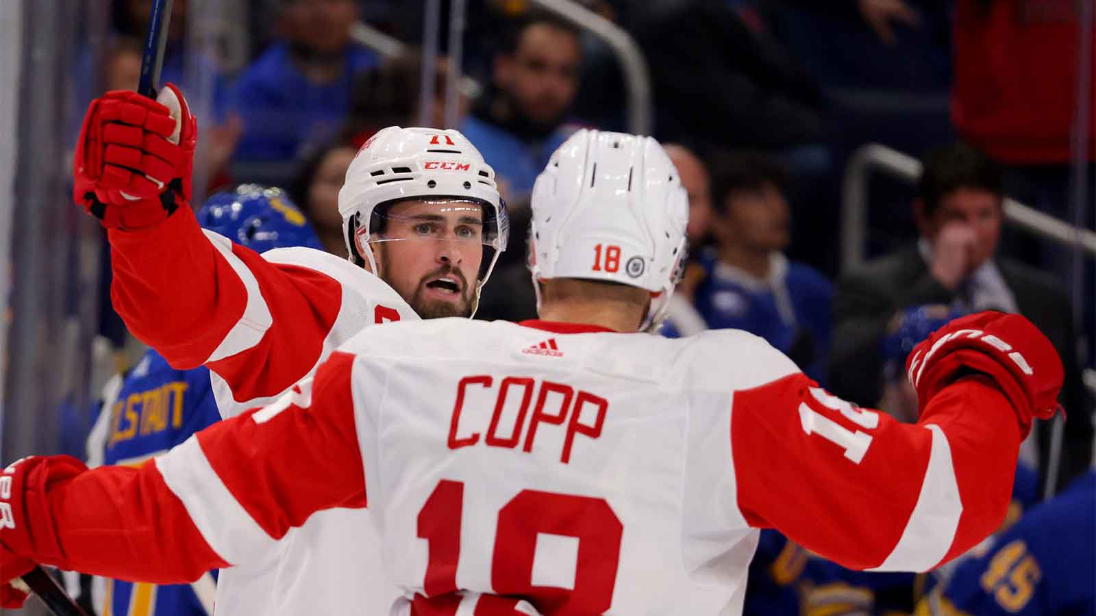 Red Wings hit with brutal Dylan Larkin, Andrew Copp updates amid skid