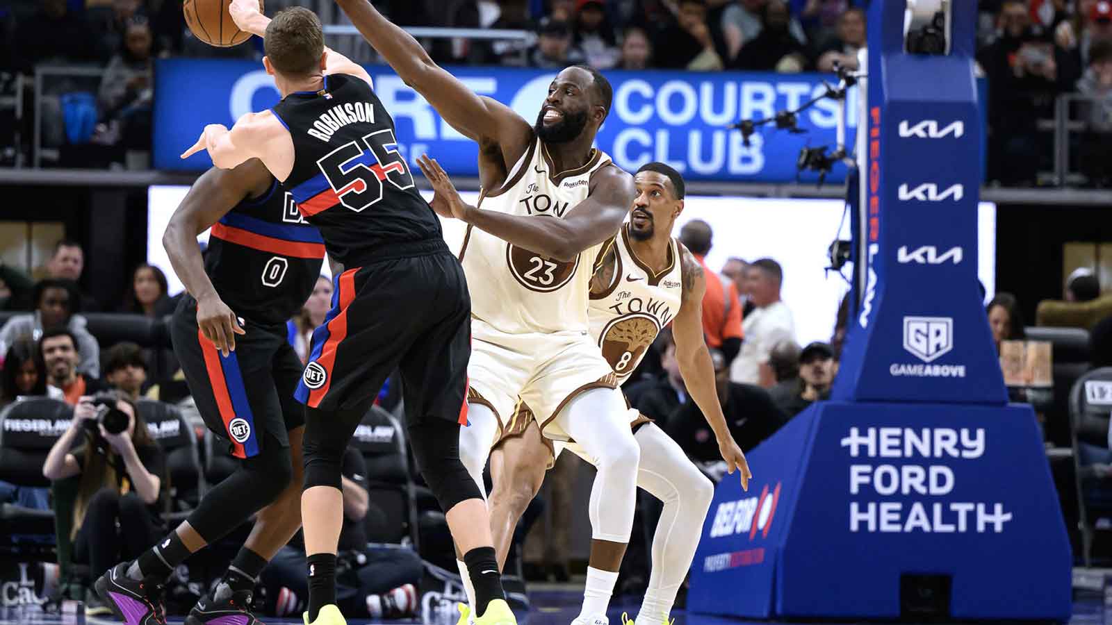 Pistons punch ticket to playoffs with win over Warriors