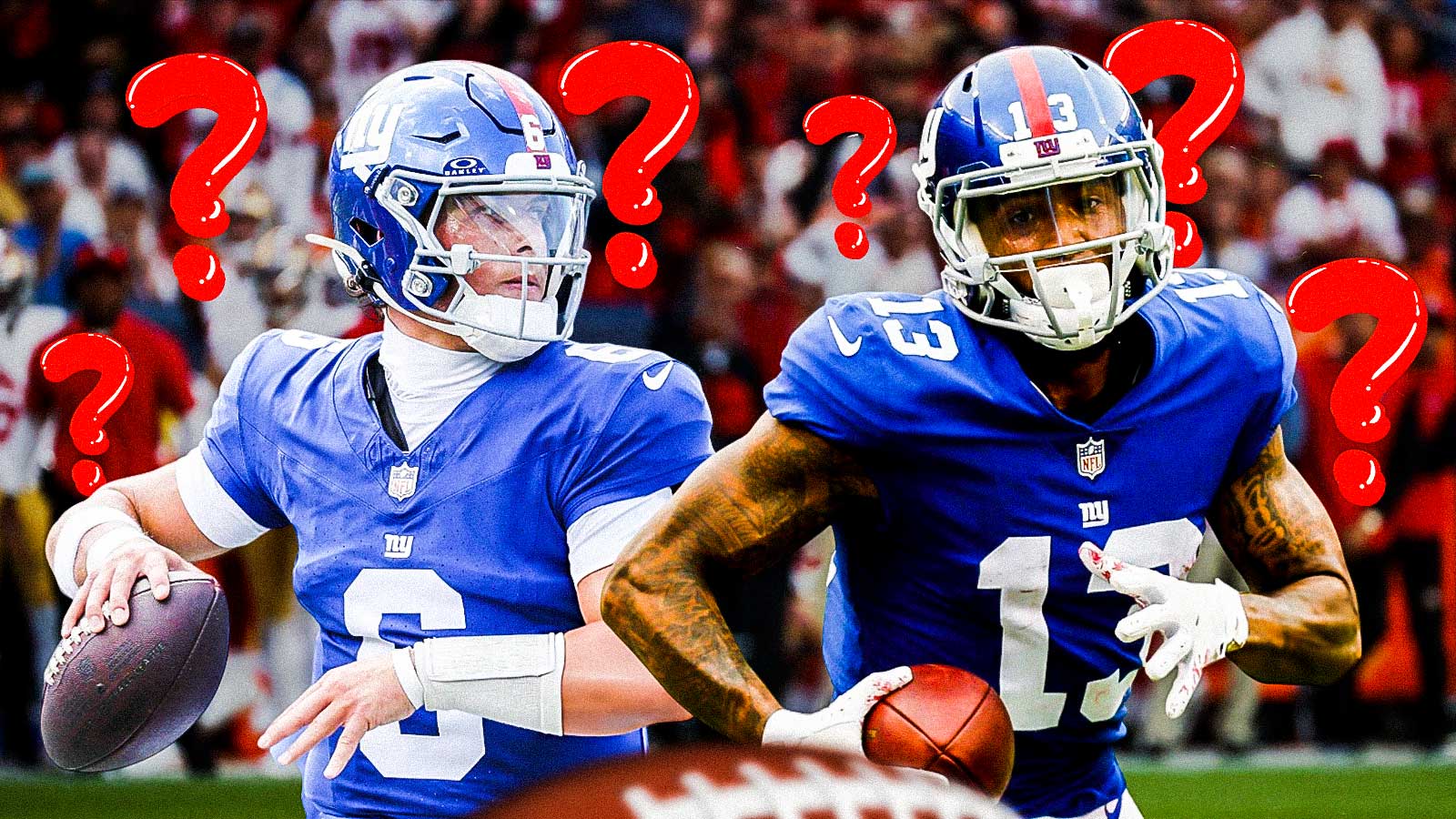 Did Giants QB Jaxson Dart subtly tease Odell Beckham Jr. signing in offseason photo dump?