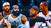 Dwyane Wade, James Harden, Patrick Beverley, Miami Heat, Houston Rockets