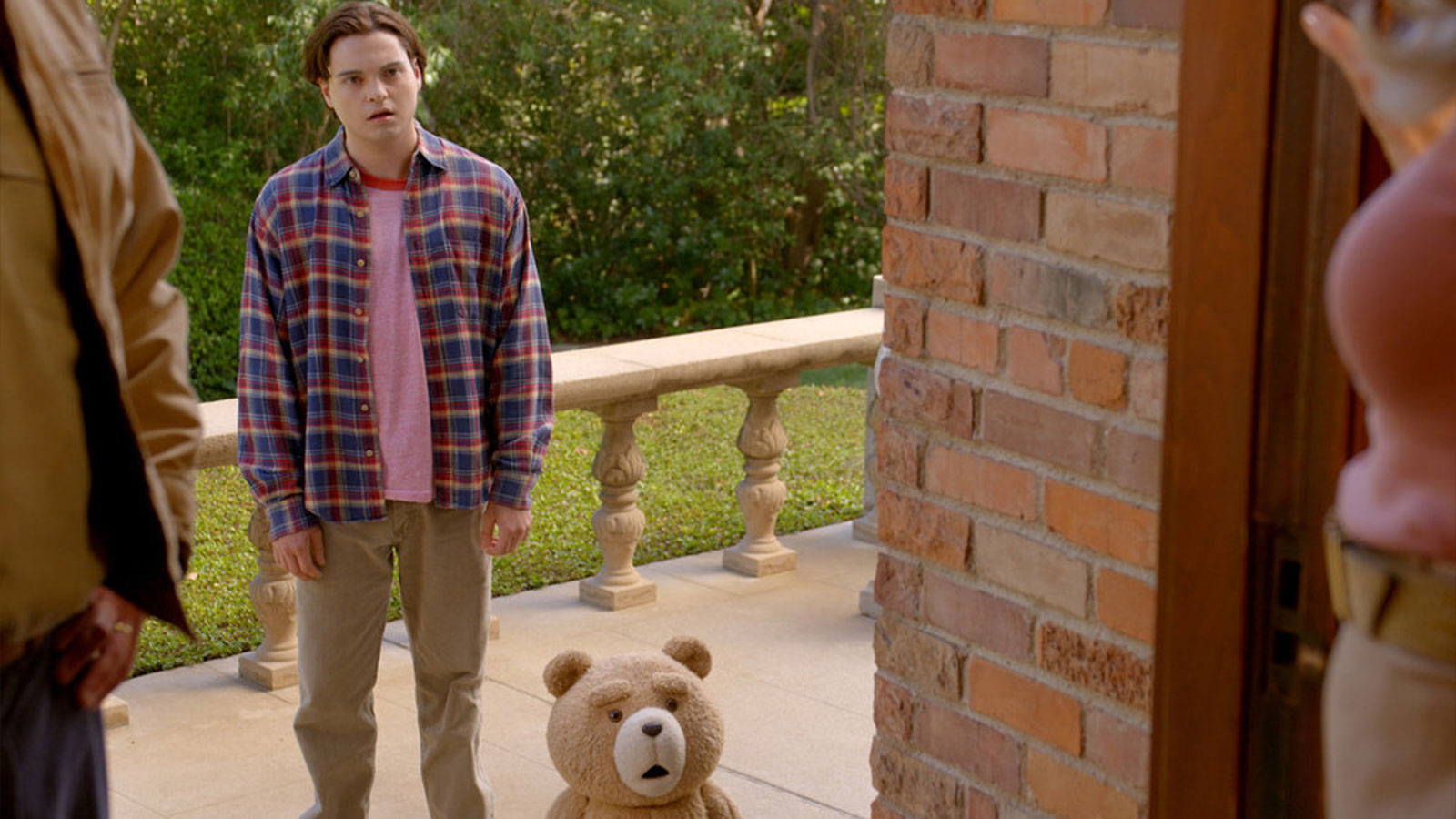 Max Burkholder and Seth Macfarlane's characters in Ted Season 2.