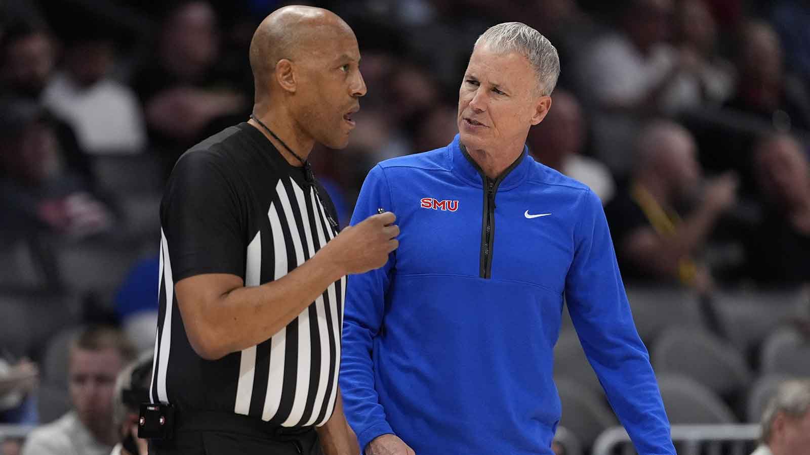 Fans call out SMU’s Andy Enfield after quick March Madness exit