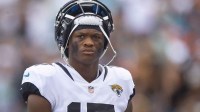 Jacksonville Jaguars wide receiver DJ Chark Jr. (17) against the Denver Broncos at TIAA Bank Field.
