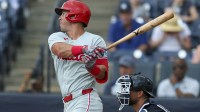 Phillies face a key decision on Dylan Moore as Opening Day nears and the veteran triggers his opt-out clause.