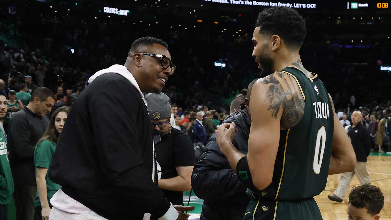 How Paul Pierce has continued Celtics brotherhood with Jayson Tatum, Jaylen Brown