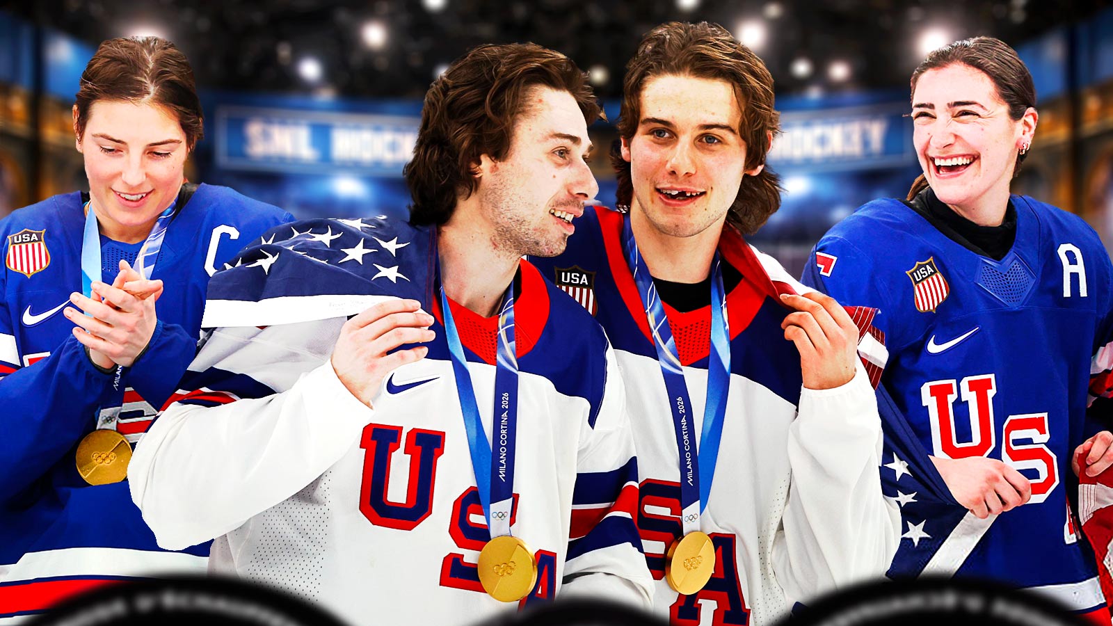 Hilary Knight, Megan Keller join Hughes brothers for SNL cameo