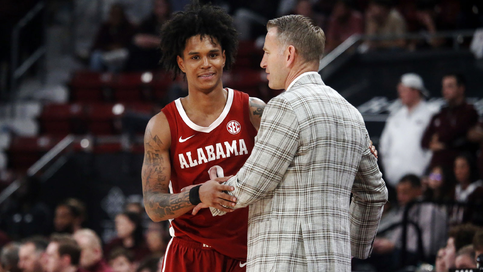 Nate Oats is in Aden Holloway’s corner after arrest