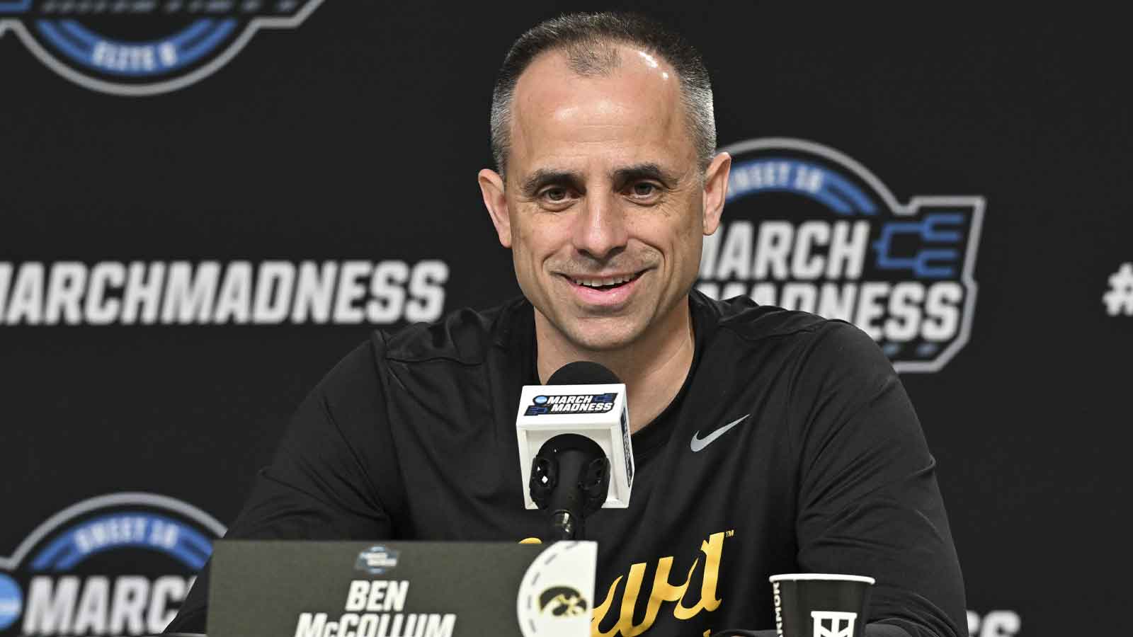 Iowa HC Ben McCollum responds to ‘Cinderella’ narrative after latest March Madness upset