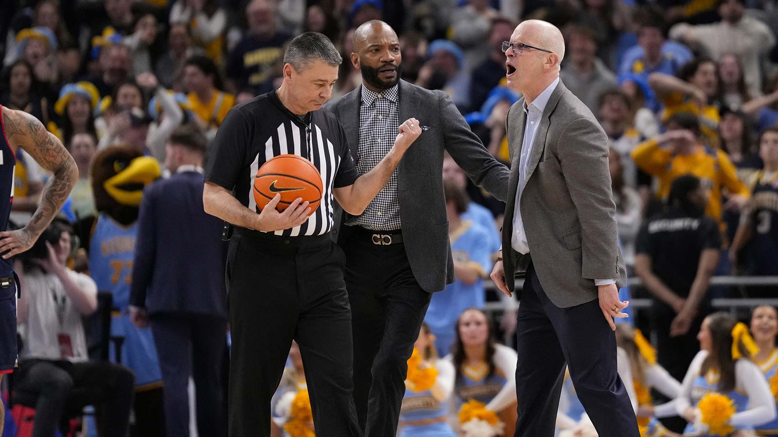 UConn basketball HC Dan Hurley denies bumping referee in ejection vs. Marquette