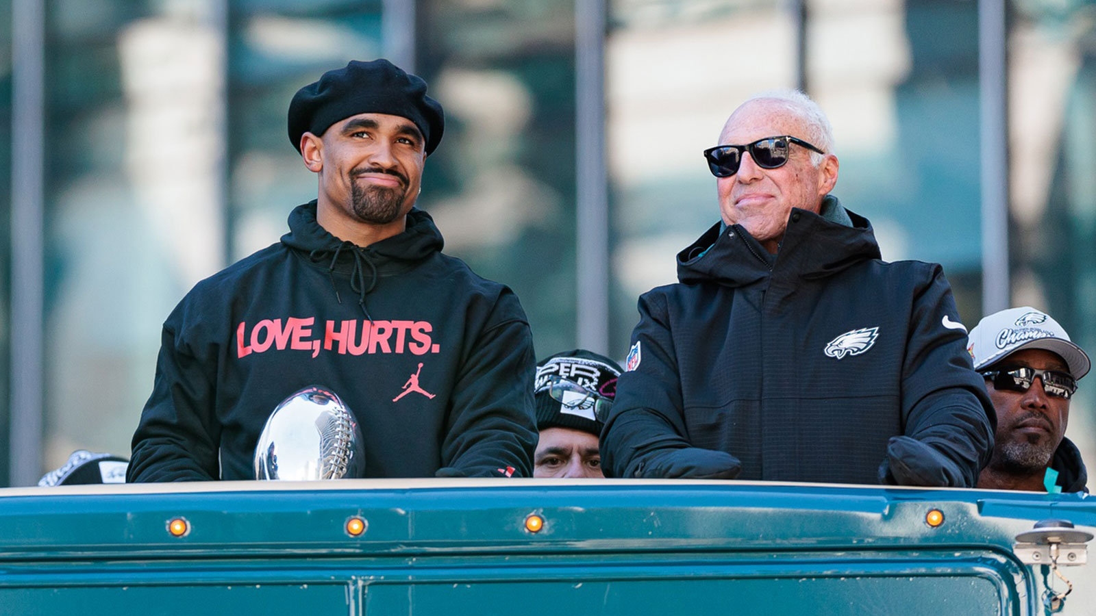 Jalen Hurts has the perfect biggest fan in Eagles owner Jeffrey Lurie