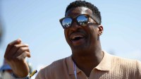 New York Giants quarterback Jameis Winston, who will be part of Netflix's MLB Opening Night broadcast of the game between the New York Yankees and San Francisco Giants.