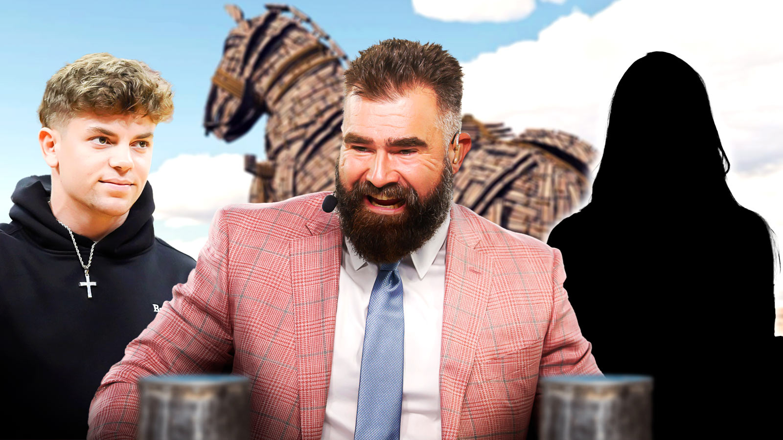 Jason Kelce reveals hilarious ‘Trojan Horse’ truth behind Cooper DeJean allegedly dating Cowboys cheerleader