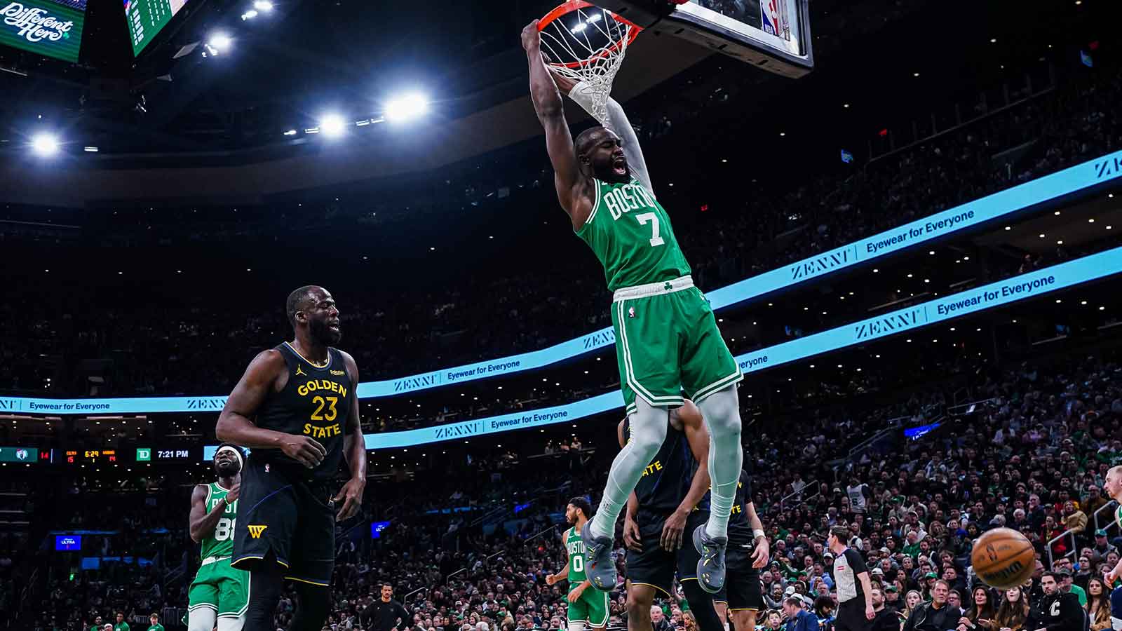 Jaylen Brown has grateful reaction to making Celtics history vs. Warriors