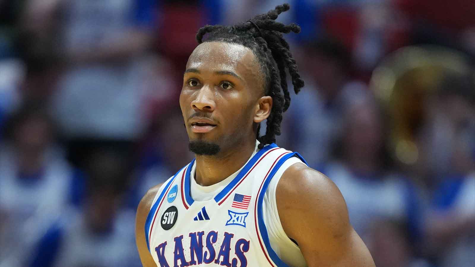Kansas Basketball’s Darryn Peterson drops 8-word bomb after March Madness debut