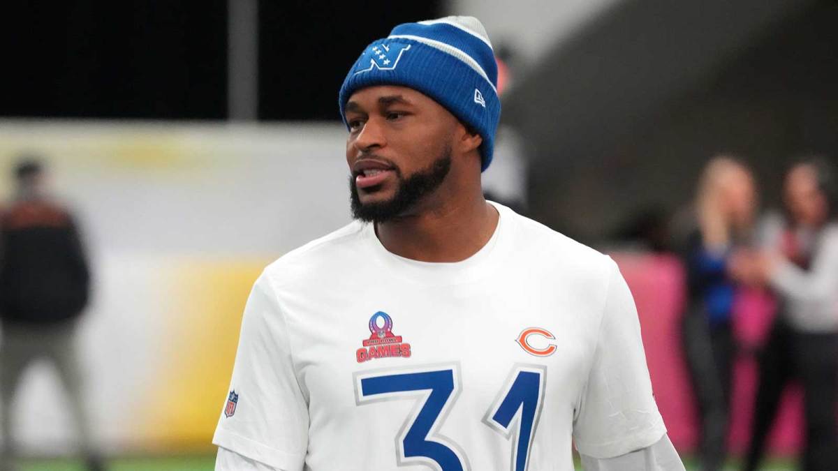 Chicago Bears free safety Kevin Byard III (31) during NFC practice at the Flag Fieldhouse Moscone Center South Building