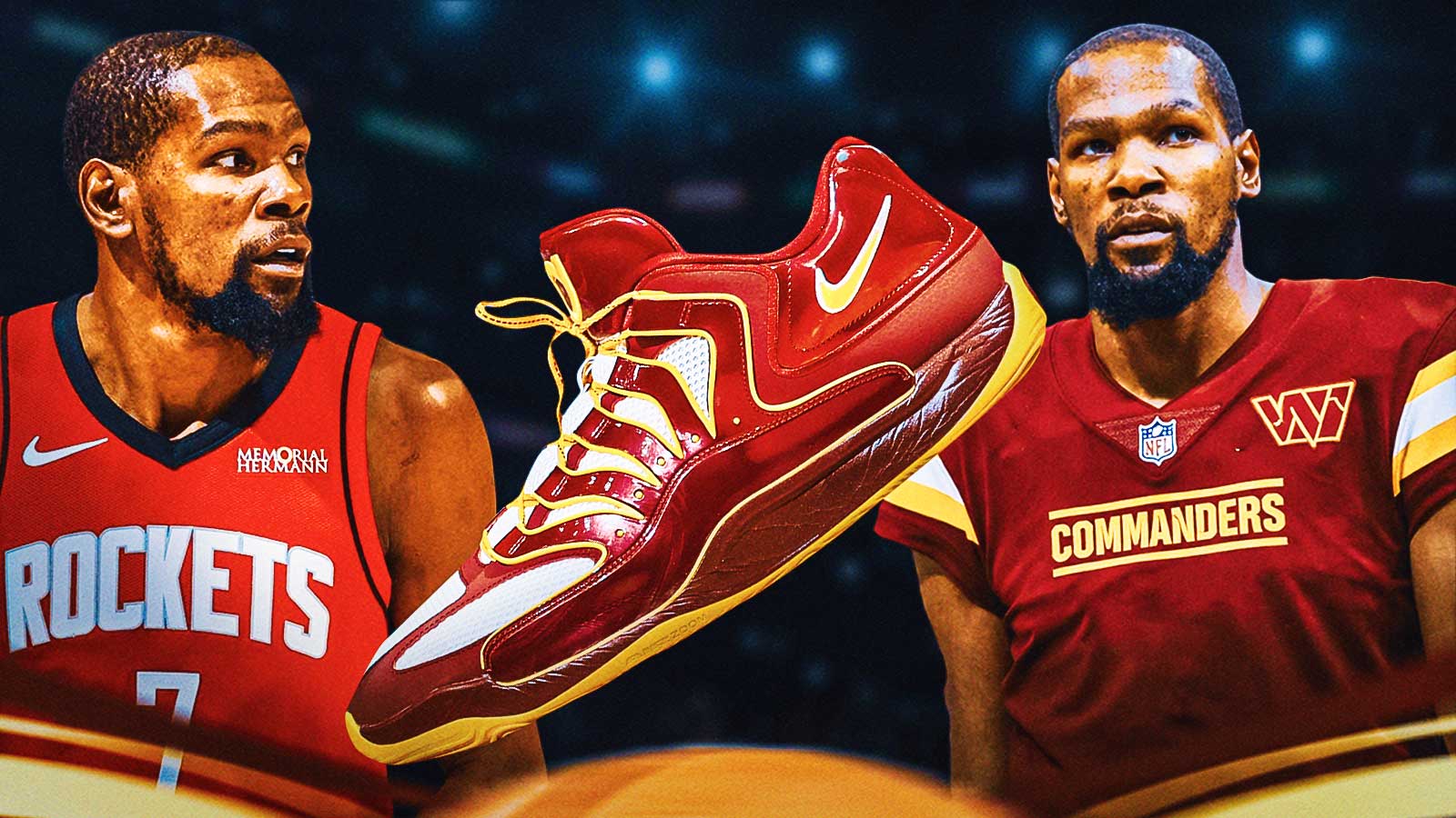 Kevin Durant rocks ‘Commanders’ Nike KD 18 in Washington