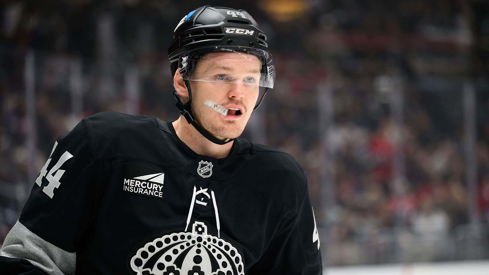 Kings’ Mikey Anderson sounds off West Wild Card race after Sabres loss