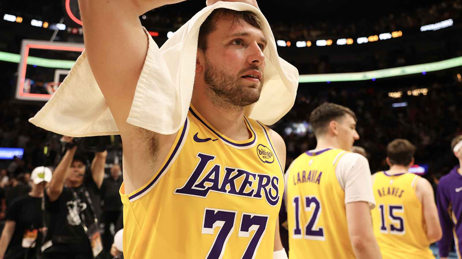 Lakers’ Luka Doncic added to injury report for Nets game as 65-game limit looms