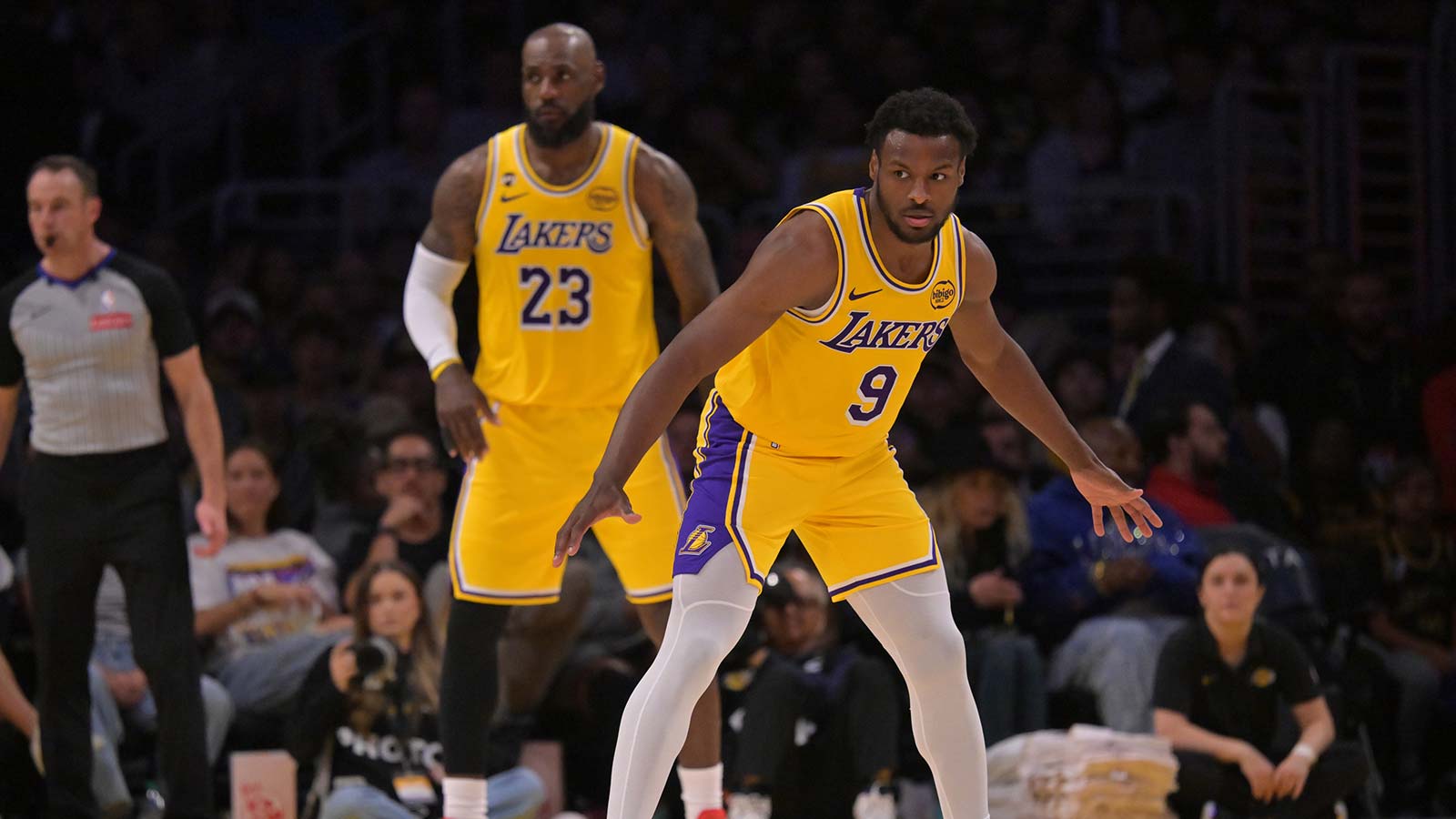 Lakers’ LeBron James pushes back on Bronny James’ wild 1-on-1 story