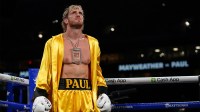 Logan Paul, who was supposed to face Le'Veon Bell, before a boxing match.