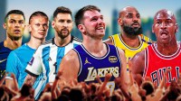 Cristiano Ronaldo, LeBron James, Luka Doncic