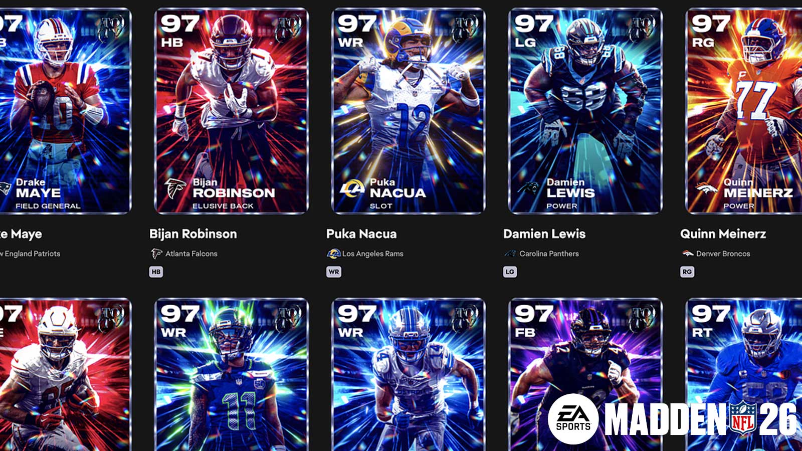 Madden 26 Team of the Year Winners – Madden 26 TOTY