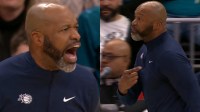 Magic coach Jamahl Mosley frustrated at officials during Hornets game