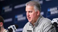 Purdue Boilermakers head coach Matt Painter after the game against Queens University of Charlotte Royals during a first round game of the men's 2026 NCAA Tournament at Enterprise Center.