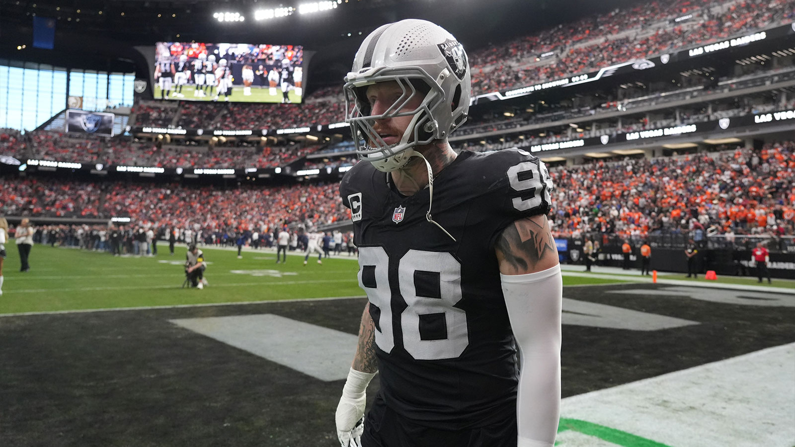 Raiders’ Klint Kubiak reveals immediate reaction to Maxx Crosby trade fail