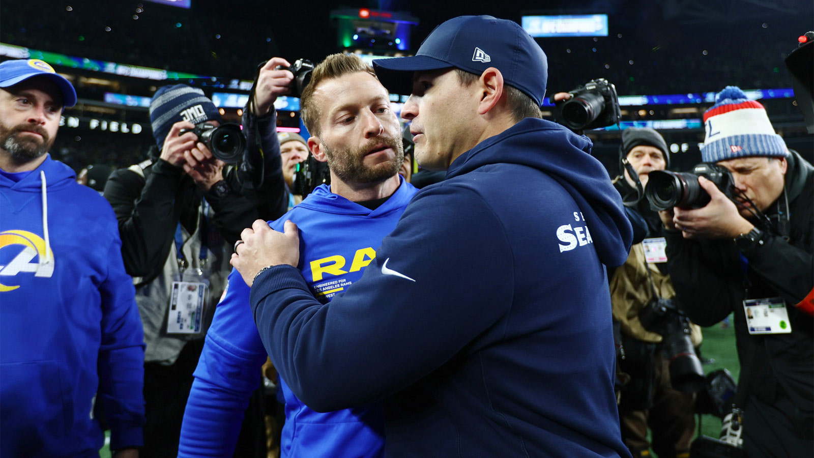 Mike Macdonald, Sean McVay have jokes about Seahawks’ crazy 2-point conversion in epic game