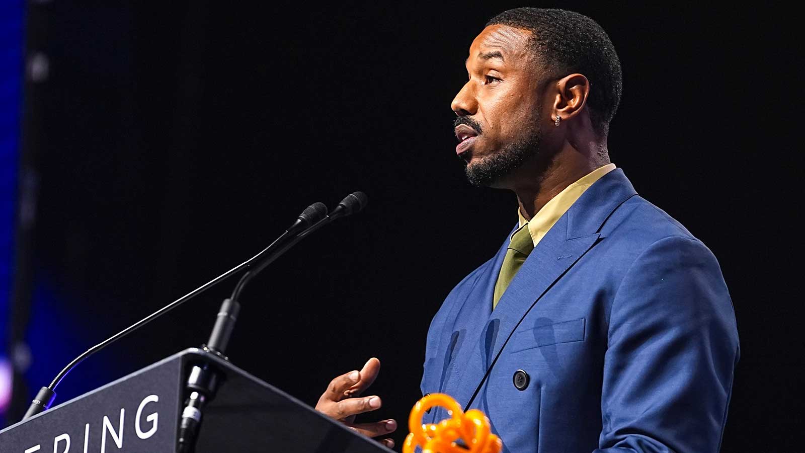 Michael B. Jordan at the Palm Springs Film Festival in January 2026.