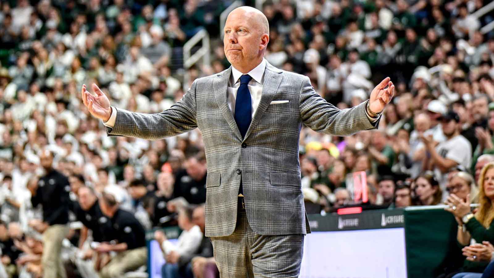 UCLA HC Mick Cronin would rather discuss Andy Katz’s shoes than Michigan State matchup