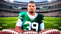 Minkah FItzpatrick in Jets jersey (jersey swap)