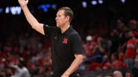 Fred Hoiberg reacts as Nebraska basketball stuns Vanderbilt in March Madness, earning a Sweet Sixteen spot with a last-second win.